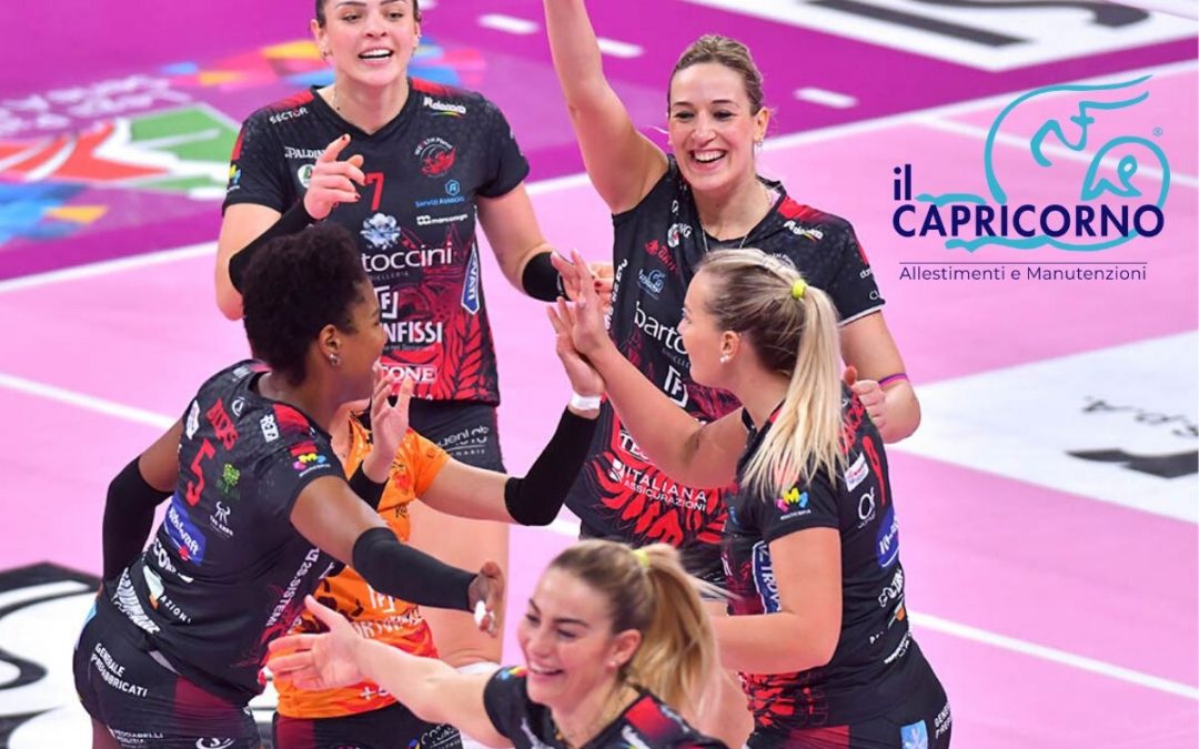 Il Capricorno è sponsor Ufficiale 2019-2020 di Bartoccini Fortinfissi Perugia Volley.
